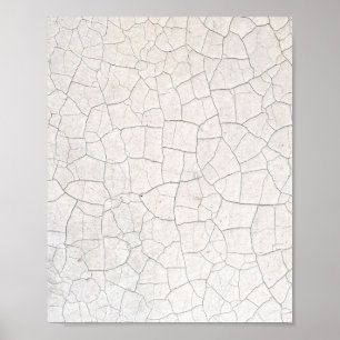 Poster Surface fissurée