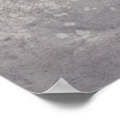 Poster Surface grise (Coin)