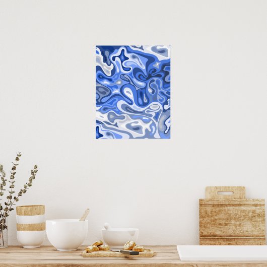 Poster Surface liquide 10 (Cuisine)