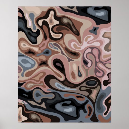 Poster Surface liquide 9 (Devant)