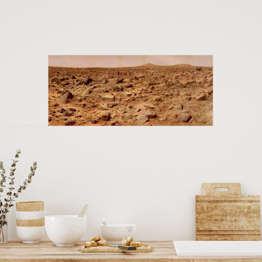 Poster Surface Mars (Cuisine)