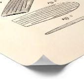 Poster Surfboard 1958 Patent Art Old Peper (Coin)