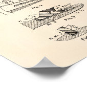 Poster Surfboard 1969 Patent Art Old Peper (Coin)