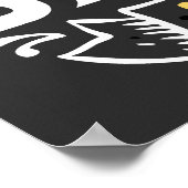 Poster Surfer de vague rétro (Coin)