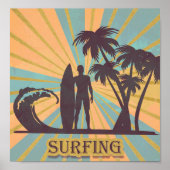 Poster surfer Dude (Devant)