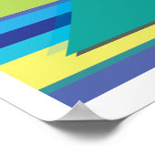 Poster Surfer - en cas de doute, pagayer dehors (Coin)