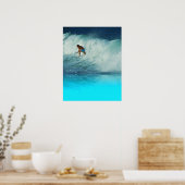 Poster Surfer Girl 2 Rainbow Bay Australië (Keuken)