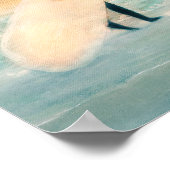 Poster Surfer Girl Blue Waves (Coin)