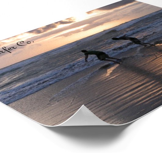 Poster Surfer intérieur (Coin)