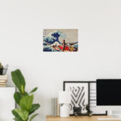 Poster Surfer la Grande Vague (Bureau à domicile)