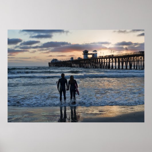 Poster Surfer Romance (Devant)