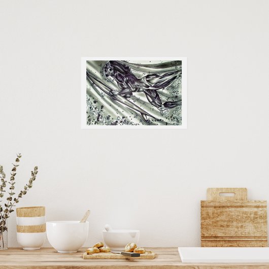 Poster Surfer sans peau (Cuisine)