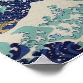 Poster Surfer sur la Grande Vague (Coin)