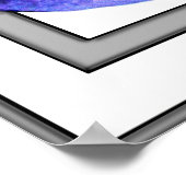 Poster Surfer sur le Rose Rainbow (Coin)