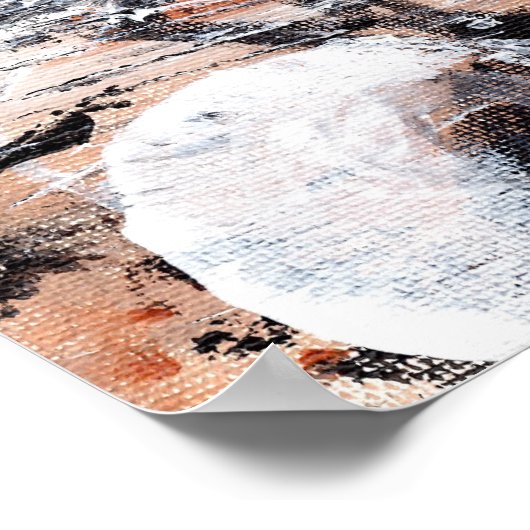 Poster Surfer Walking Art Print (Coin)