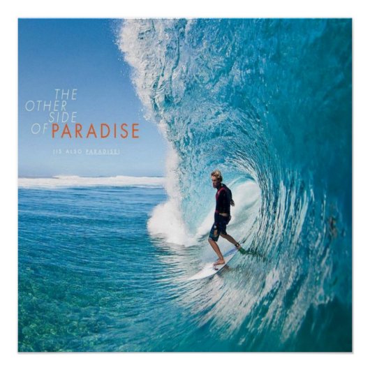 Poster Surfeur de surf (Devant)