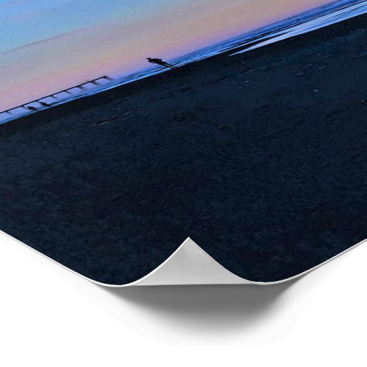 Poster Surfeurs au lever du soleil (Coin)