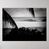 Poster Surfeurs en déplacement d'affaires B&W (Devant)