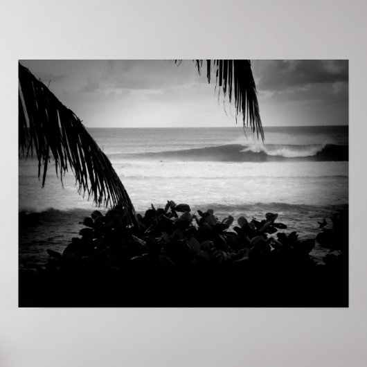 Poster Surfeurs en déplacement d'affaires B&W (Devant)