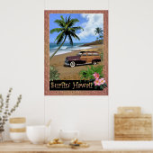 Poster Surfin' Hawaii (Cuisine)