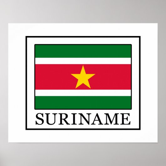 Poster Suriname (Devant)