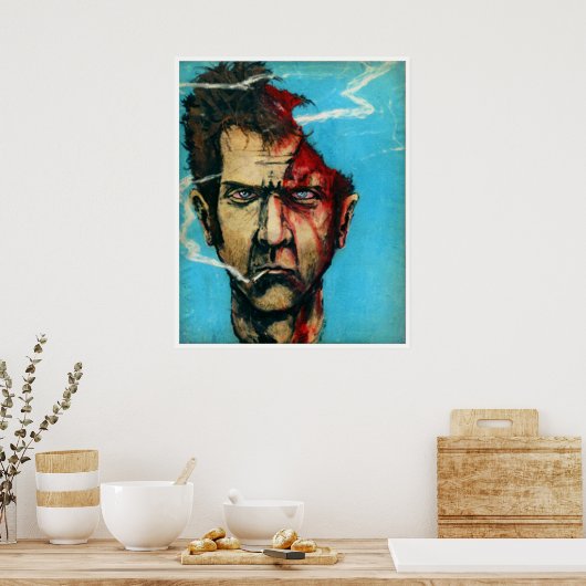 POSTER "SURMONTER AVEC LONGUEMENT" (Cuisine)