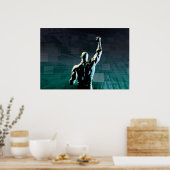 Poster Surmonter les obstacles à la réussite de l'homme (Cuisine)