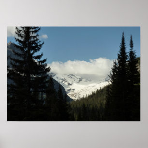 Poster Surplomb du glacier Jackson au parc national de Gl