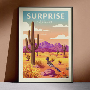 Poster Surprise Arizona vintage