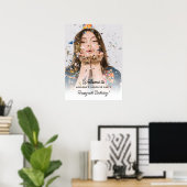Poster Surprise Birthday Party Photo Fun Welcome  (Bureau à domicile)