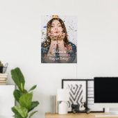 Poster Surprise Birthday Party Photo Fun Welcome  (Bureau à domicile)