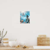 Poster Surprise de snorkeler (Cuisine)