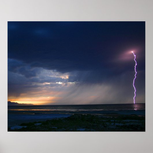 Poster Surprise du coucher du soleil (Devant)