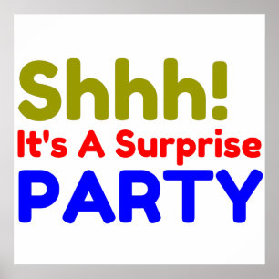 POSTER SURPRISE PARTY