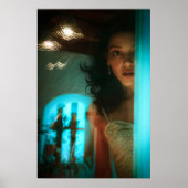 Poster Surprise, sortir d'une porte (Devant)