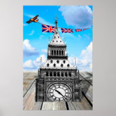 Poster Surreal Big Ben, Londres et British Art (Devant)