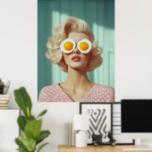 Poster Surreal Breakfast Portrait mode (Bureau à domicile)