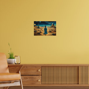 Poster Surreal Desert Dreamscape Art