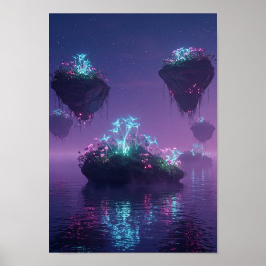 Poster Surreal Fantasy Dreamscape Print (Devant)