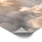 Poster Surreal Floating Islands With Golden Trees (Coin)