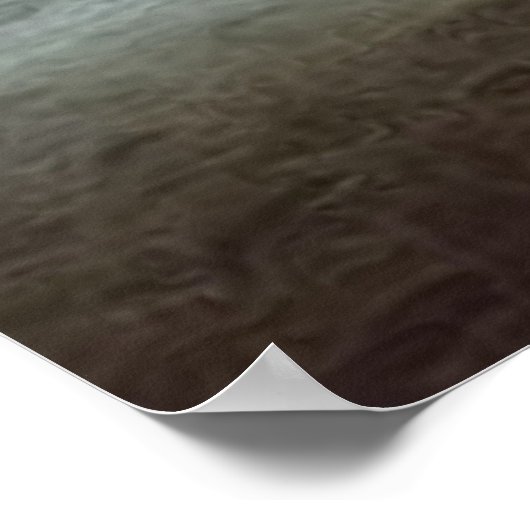 Poster Surreal Moderne Abstrait torsadé homme nuages (Coin)