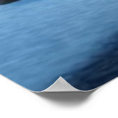 Poster Surreal Moderne hiver Abstrait neige des terres me (Coin)