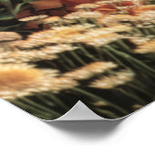 Poster Surreal Mountain Landscape with Planets and Clouds (Coin)