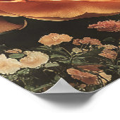 Poster Surreal Safari Scene With Elephants Zebras (Coin)