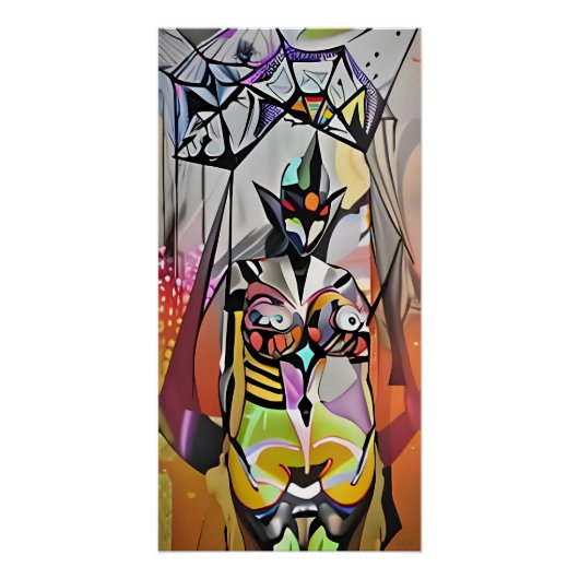 Poster Surrealist Life Study (Devant)