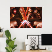 Poster Surréaliste des rêveurs cassés (Bureau à domicile)