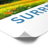 Poster Surrey Hills Royaume-Uni (Coin)