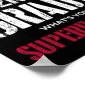 Poster Survécu 100 jours de superpuissance de 2e année  (Coin)