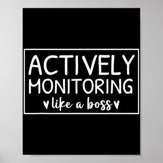Poster Surveillance Active Comme Un Jour D'Essai Boss Pou (Devant)