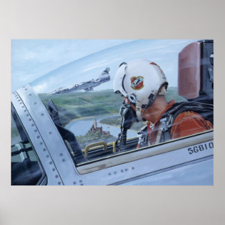 Poster Surveillez le Rhin